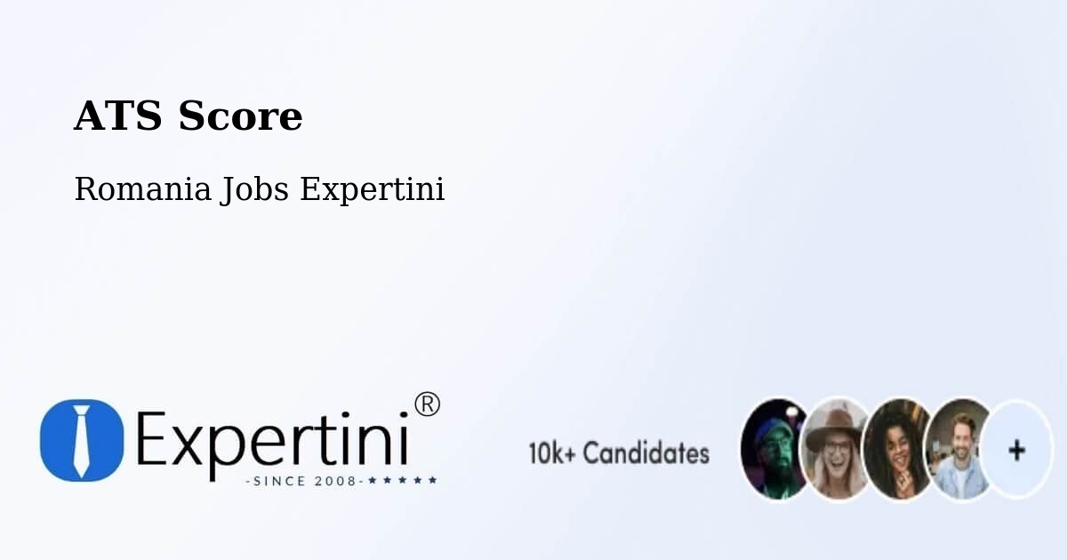 Resume ATS Score & Job Description Match Tool – Vadu Roșca - Romania Jobs Expertini