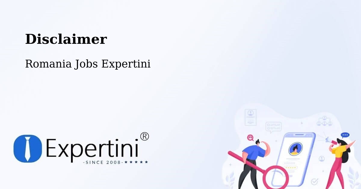 Disclaimer – Vadu Roșca - Romania Jobs Expertini