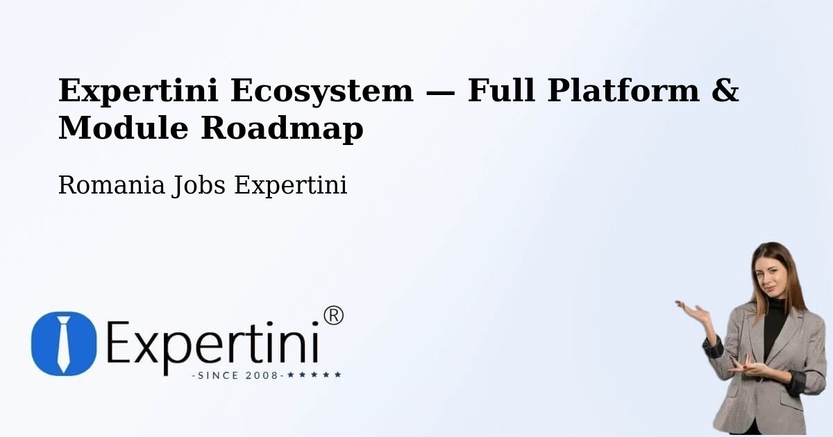 Expertini Ecosystem — Full Platform & Module Roadmap – Vadu Roșca