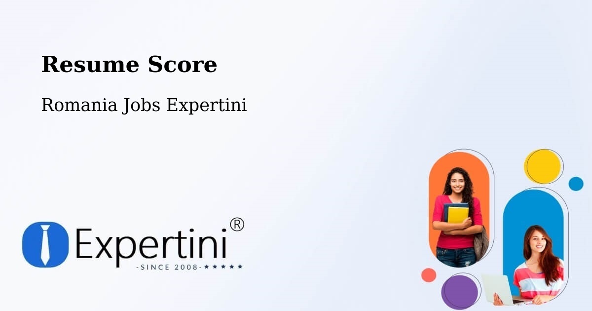 Resume Score & Job Description Match Tool – Vadu Roșca - Romania Jobs Expertini